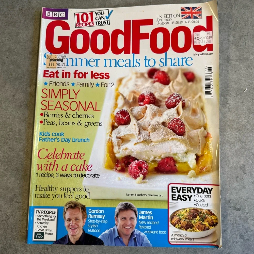 BBC Good Food Summer Meals to Share UK Edition June 2009